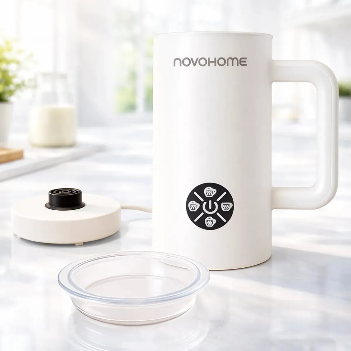 Espumador Calentador Batidor de Leche Novohome 500ml