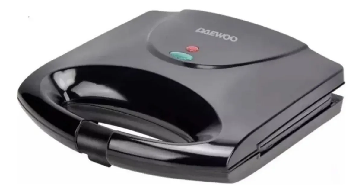 Sandwichera Tostadora Eléctrica Daewoo Antiadherente